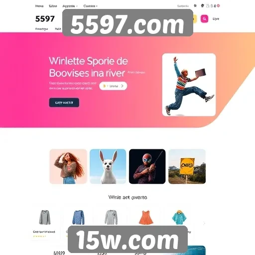 Acessibilidade e usabilidade do site 5597.com